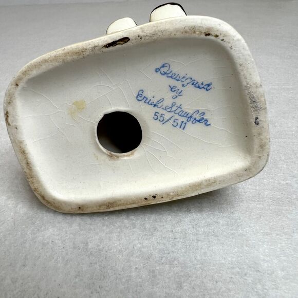 Vintage Boy with Basket and Bread Figurine - Picture 5 of 6